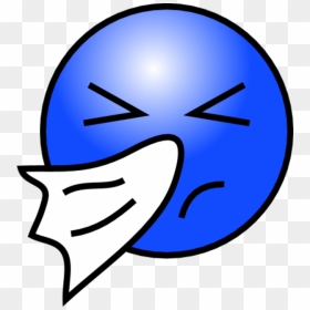 Smiley Face Sneezing - Clipart Sneezing, HD Png Download - smily face png