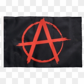 Anarchy Red Flag - Anarchy Flag, HD Png Download - anarchy symbol png