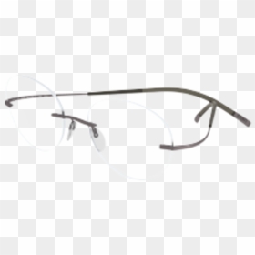 Silhouette Eyeglasses Titan Minimal Art Icon Chassis - Silhouette Glasses Rimless, HD Png Download - eyeglasses png