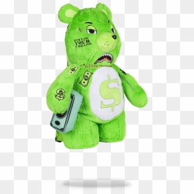 Transparent Anime Girl With Gun Png - Teddy Bear Sprayground Bear Backpack, Png Download - stuffed animal png