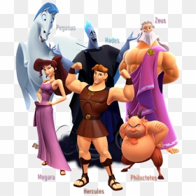 Characters - Kingdom Hearts 3 Hercules Characters, HD Png Download - characters png