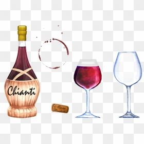 Wine Glass, HD Png Download - red wine png