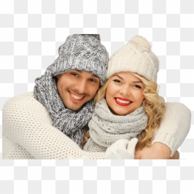 مدل شال و کلاه ست زنانه و مردانه, HD Png Download - winter hat png