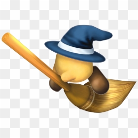 Kirby Broom Hatter Flying Around Clip Arts - Kirby Broom Enemy, HD Png Download - mad hatter hat png