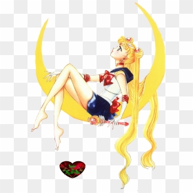 Sailor Moon Png File, Transparent Png - yellow moon png