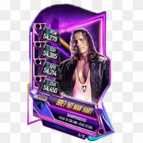 Becky Lynch Wwe Supercard, HD Png Download - bret hart png