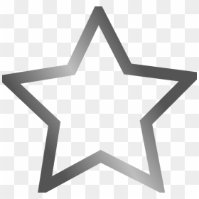 Star Icon Clipart , Png Download - Star Outline Clipart Black And White, Transparent Png - hollywood star png