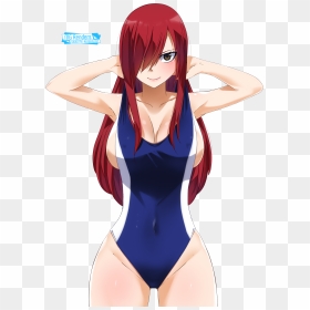 Fairy Tail Erza In Bikini, HD Png Download - erza scarlet png