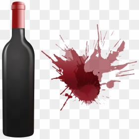 Transparent Wine Stain Png - Vector Wine Glass Stain, Png Download - red wine png