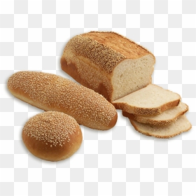 Soft Sesame Sandwich Bread - Whole Wheat Bread, HD Png Download - slice of bread png
