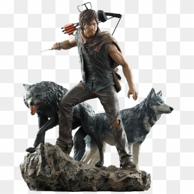 The Walking Dead - Daryl Dixon Statue, HD Png Download - daryl dixon png