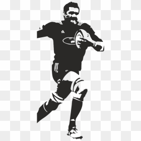 Protective Gear In Sports Rugby Union Rugby Player - Rugby Player Silhouette Png, Transparent Png - football laces png