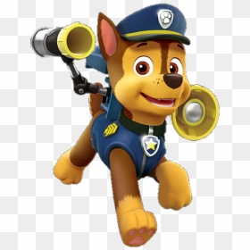 #chase - High Resolution Chase Paw Patrol, HD Png Download - paw patrol rubble png