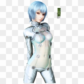 Rei Ayanami 3d Render, HD Png Download - rei ayanami png