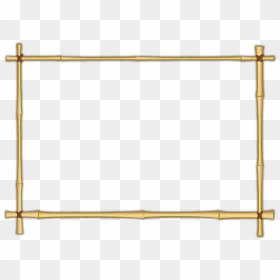 Bamboo Frame Png Download - Brown Bamboo Border Design, Transparent Png - bamboo frame png