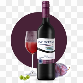Red Two Oceans Wine, HD Png Download - red wine png