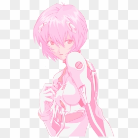 Mine Anime Pink Nge Rei Ayanami - Pastel Gore Anime Bilder Aesthetic Pink Gore, HD Png Download - rei ayanami png