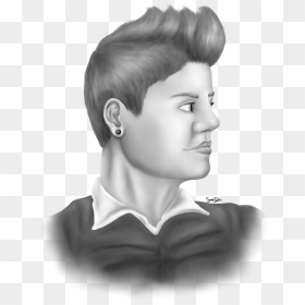 Justin Beiber Hair Png - Sketch, Transparent Png - justin bieber hair png