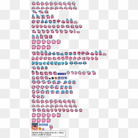 Kirby Sprite Sheet Png , Png Download - Kirby Sprite Sheet Png, Transparent Png - sheet png
