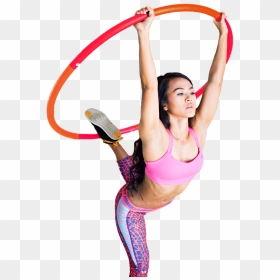 Fat Burning Fitness Hula Hoop - Gymnastics Hula Hoop, HD Png Download - hula hoop png