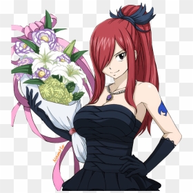 #erza #erzascarlet #fairytail #anime #animegirl #sexy - Fairy Tail Erza And Mirajane, HD Png Download - erza scarlet png