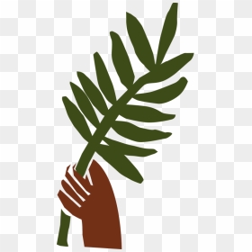 Palm Leaf Clip Art Free Palm Sunday Clip- - Palm Sunday Palm Branches Clipart, HD Png Download - palm branch png