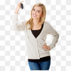 Women With Car Keys, HD Png Download - car key png