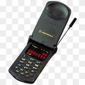 Old Retro Phone Flip Flipphone Phones Freetoedit - Motorola Startac, HD Png Download - flip phone png