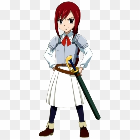 Fairy Tail Erza Kids, HD Png Download - erza scarlet png