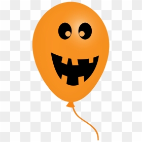Jack O"lantern Halloween Balloon - Smiley, HD Png Download - jack o lantern face png