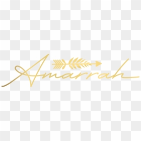Amarrah - Calligraphy, HD Png Download - straight lines png