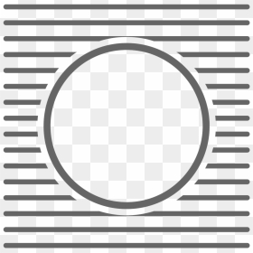 Square Frame With Transparent Circle, HD Png Download - square picture frame png