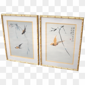 Chinoiserie In Bamboo Frames, HD Png Download - bamboo frame png