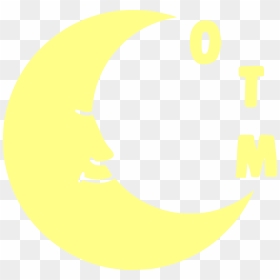 Over The Moon Puppets Logo - Cartoon, HD Png Download - yellow moon png
