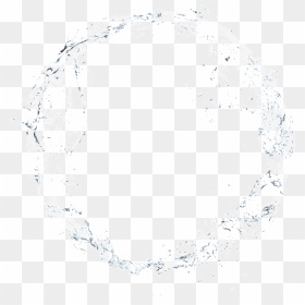 Splashing Water Circle Png Element - Circle, Transparent Png - water splashing png