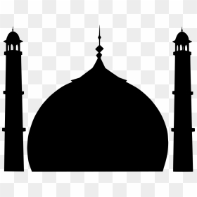 Silhouette Arabic Building, HD Png Download - mosque png