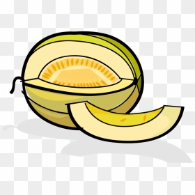 Vector Illustration Of Muskmelon Cultivar Honeydew - Cartoon Honeydew Melon Png, Transparent Png - honeydew png