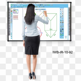 Smart Interactive Whiteboard, HD Png Download - whiteboard png