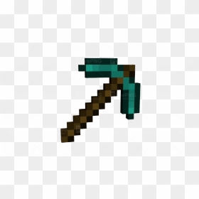 Mincraft Diamond Pick-axe - Minecraft Pickaxe Png, Transparent Png - diamond pickaxe png