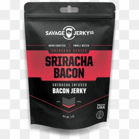 Savage Jerky Sriracha Bacon Jerky - Gift, HD Png Download - sriracha png