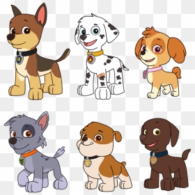 Paw Patrol Redesigned Au Vectors By Nobodyherewhatsoever - Paw Patrol Dog Vector, HD Png Download - paw patrol rubble png