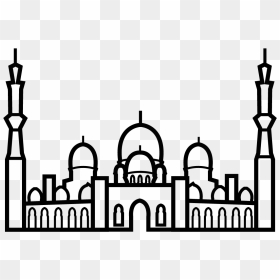 Sheikh Zayed Mosque Clipart, HD Png Download - mosque png