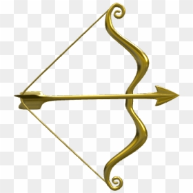Bow And Arrow - Bow And Arrow 3d Designs, HD Png Download - 3d arrow png
