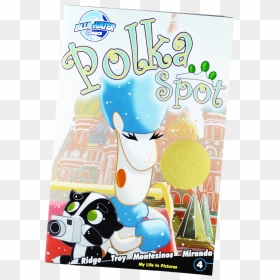 Polkaspot Comic Book - Cartoon, HD Png Download - cartoon book png