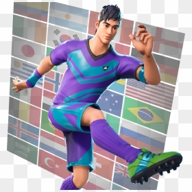 Fortnite Battle Royale Character Png - Boy Soccer Skin Fortnite, Transparent Png - fortnite player png