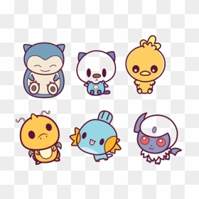 Pokemon Characters Png Pic - Cute Easy Pokemon Drawings, Transparent Png - characters png