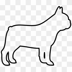 French Bulldog Outline Png - French Bulldog Silhouette Outline, Transparent Png - french bulldog png