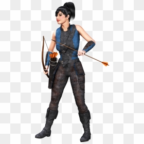Savaşçı Kız Png, Transparent Png - 3d arrow png