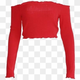 Transparent Crop Top Png - Long Sleeve Crop Top Png, Png Download - crop top png