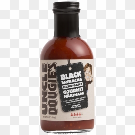 Black Sriracha Micro-batch Gourmet Marinade - Glass Bottle, HD Png Download - sriracha png